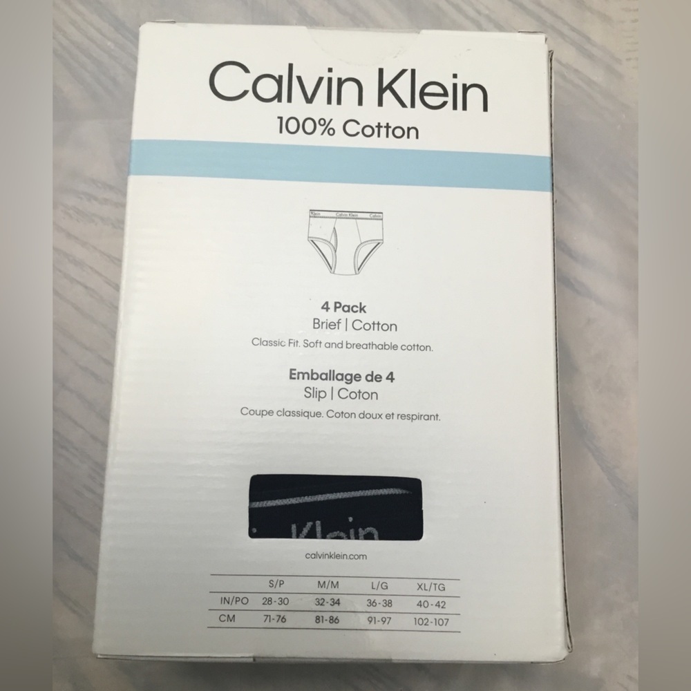 Calvin Klein Black Briefs Premium Comfort - Picture 4 of 7